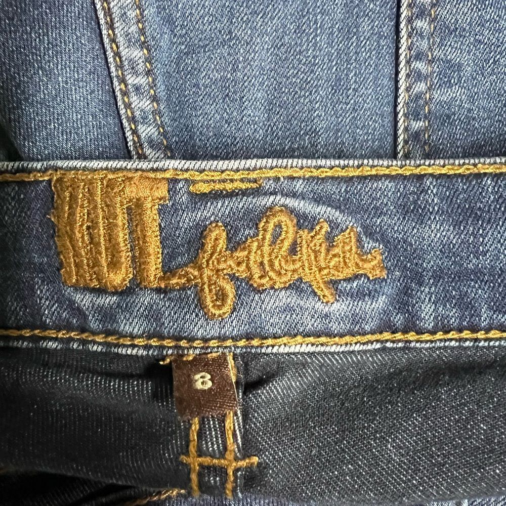 Kut from the Kloth Skinny Ankle Raw Hem Jeans Womens 8 - Picture 3 of 7